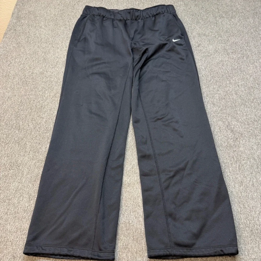 Nike Mens Therma-FIT Fleece Training Pants Black 684987-010 Medium